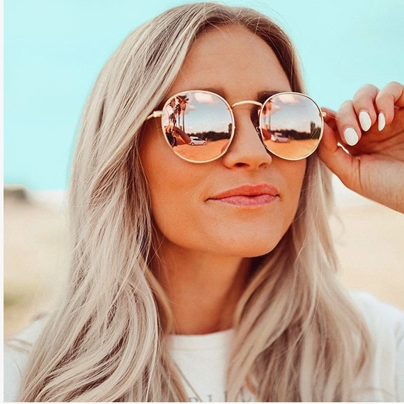 WearMe Pro-Reflective Round Sunglasses - Picture 6 of 8